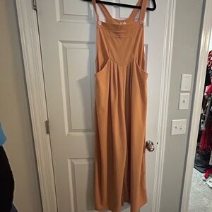 Elegant Orange Women's Dress